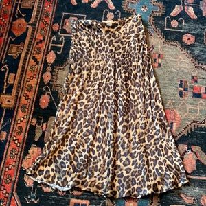 H&M satin midi skirt